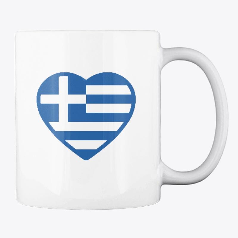 I love Greece mug