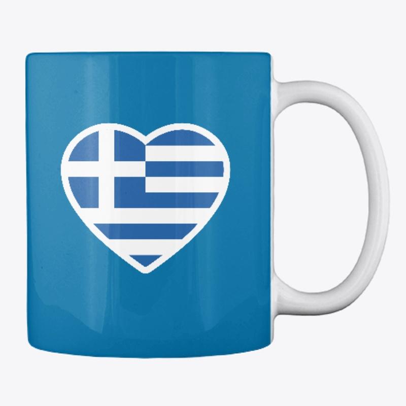 mug Greek heart